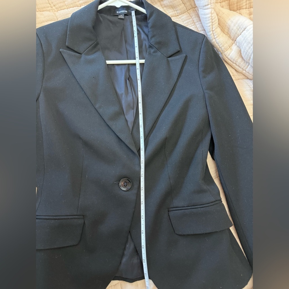 Express Women's Classic Black blazer size 2 - Picture 5 of 9